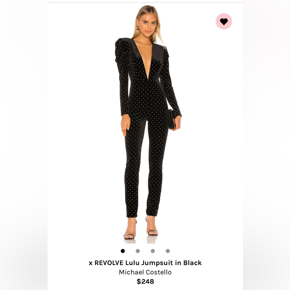 Michael Costello X Revolve Lulu jumpsuit in Black